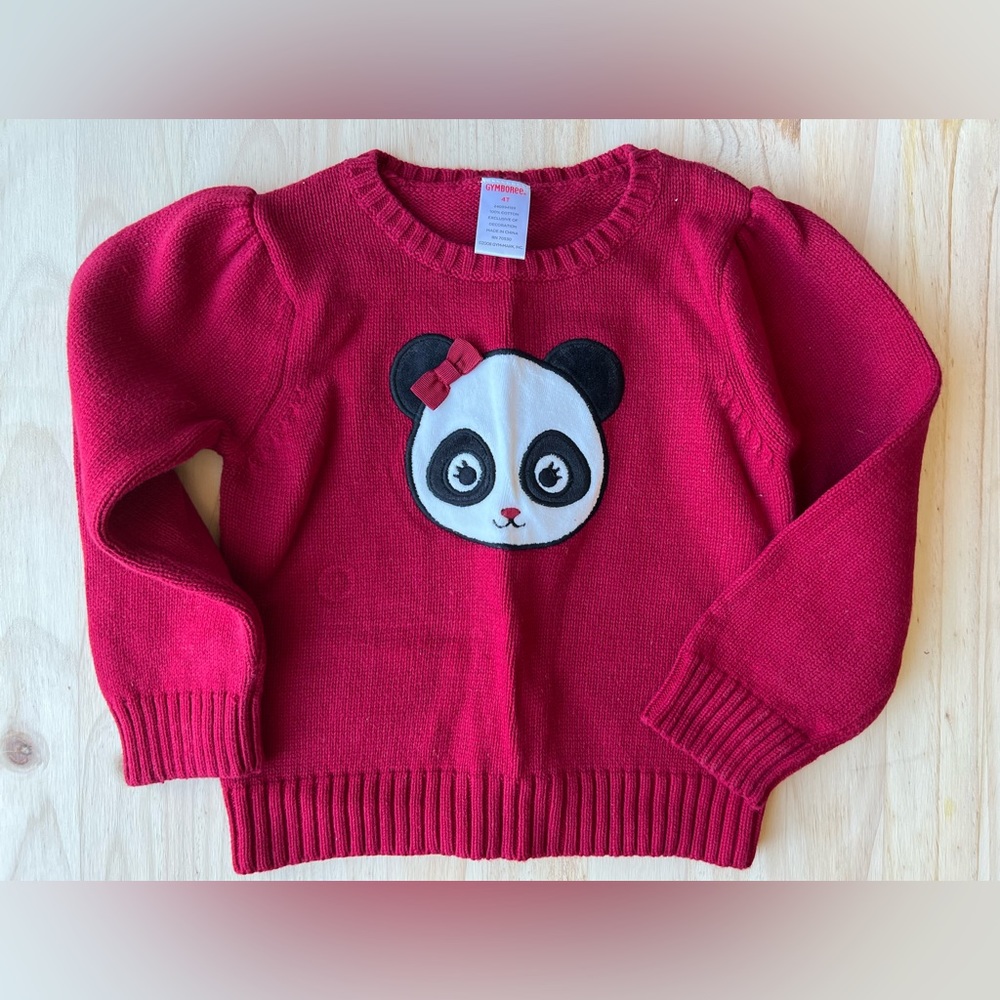Gymboree Holiday Panda Sz. 4